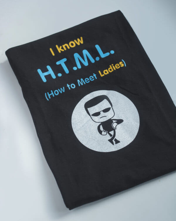 Girls-lover HTML t-shirt